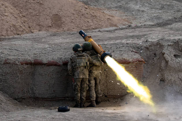 Turkish Armed Forces Fire Free-2026 military exercise held in Ankara ANKARA, TURKIYE - OCTOBER 13: Turkish armed forces hold the Fire Free-2026 military exercise at the General Nahit Senoglu Firing and Exercise Area in Polatli district, Ankara, Turkiye, on October 13, 2026. Organized to demonstrate the combat readiness and firepower of the Turkish Armed Forces, the comprehensive drill featured live-fire maneuvers utilizing an array of domestically engineered weapons and defense systems. F-16 fighting falcon and ATAK attack helicopters executed precision firing runs during drill. Arman Onal Anadolu Ankara Turkey. Editorial use only. Please get in touch for any other usage.  Copyright: x2026xAnadoluxArmanxOnalx