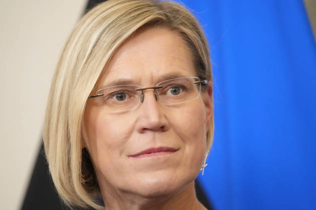 October 13, 2026, Riga, Vidzeme Region, Latvia: Estonian President ULLE MADISE attends press conference during her visit to Latvia Riga Latvia - ZUMAk193 20261013_zip_k193_016 Copyright: xIntsxKalninsx
