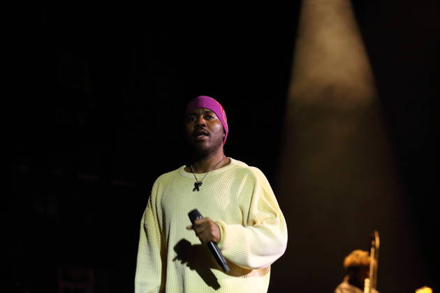 Khalid Donnel Robinson, also known as Khalid, at a concert at the Uber Eats Music Hall in Berlin, October 13, 2026 Khalid Concert Berlin