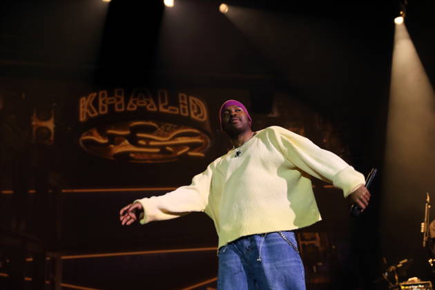 Khalid Donnel Robinson, also known as Khalid, at a concert at the Uber Eats Music Hall in Berlin, October 13, 2026 Khalid Concert Berlin