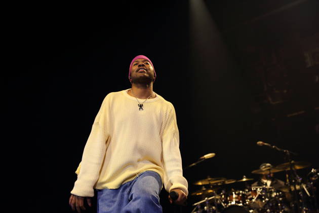 Khalid Donnel Robinson, also known as Khalid, at a concert at the Uber Eats Music Hall in Berlin, October 13, 2026 Khalid Concert Berlin