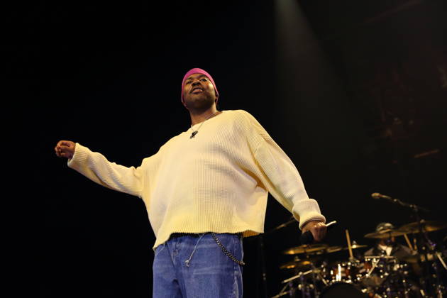 Khalid Donnel Robinson, also known as Khalid, at a concert at the Uber Eats Music Hall in Berlin, October 13, 2026 Khalid Concert Berlin