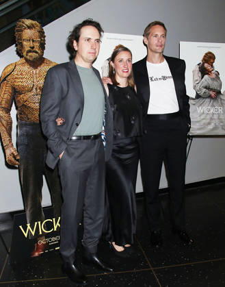 New York October 13, 2026. Alex Huston Fischer, Eleanor Wilson and Alexander Skarsgard attend Black Bear s Wicker screening at AMC Lincoln Square 13 in New York. October 13, 2026 RW Mediapunch Copyright: xRWx