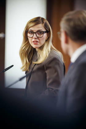Johann Wadephul (CDU), Federal Minister of Foreign Affairs, meets with Velislava Petrova Chamova, Minister of Foreign Affairs of Bulgaria. Berlin, October 14, 2026. Photographed on behalf of the Federal Foreign Office, Berlin, Germany. Copyright: xThomasxTrutschel AAx
