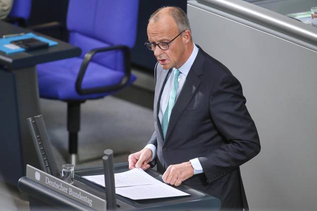 Berlin, Germany, October 14, 2026 German Bundestag 101st Session of the Bundestag Chancellor Friedrich Merz (CDU) delivering a government statement Copyright: xdtsxNachrichtenagenturx dts_138750