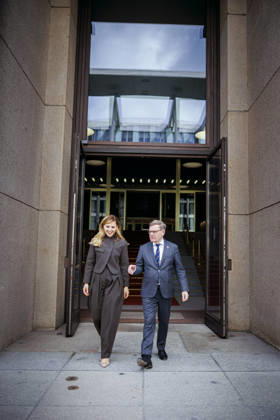 Johann Wadephul (CDU), Federal Minister of Foreign Affairs, meets with Velislava Petrova Chamova, Minister of Foreign Affairs of Bulgaria. Berlin, October 14, 2026. Photographed on behalf of the Federal Foreign Office, Berlin, Germany. Copyright: xThomasxTrutschel AAx