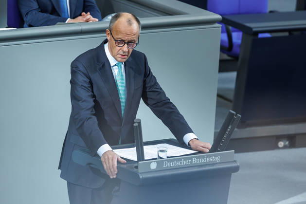 Bundestag, Chancellor Friedrich Merz, CDU, in the German Bundestag on October 14, 2026, in Berlin, Berlin, Berlin, Germany, Bundestag