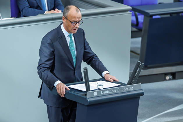 Bundestag, Chancellor Friedrich Merz, CDU, in the German Bundestag on October 14, 2026, in Berlin, Berlin, Berlin, Germany, Bundestag
