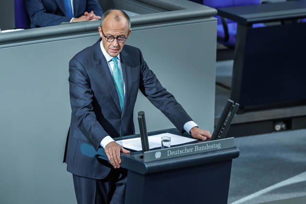 Bundestag Chancellor Friedrich Merz CDU in the German Bundestag on October 14, 2026, in Berlin, Berlin, Berlin, Germany, Bundestag