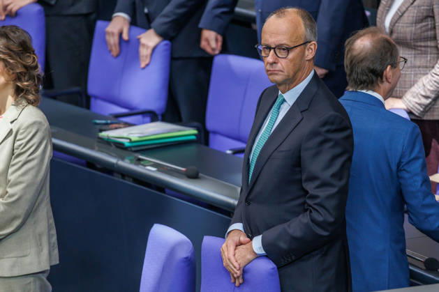Bundestag Chancellor Friedrich Merz CDU in the German Bundestag on October 14, 2026, in Berlin, Berlin, Berlin, Germany, Bundestag
