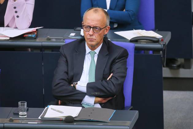 Berlin, Germany, October 14, 2026 German Bundestag 101st Session of the Bundestag Chancellor Friedrich Merz (CDU) after delivering a government statement Copyright: xdtsxNachrichtenagenturx dts_138759