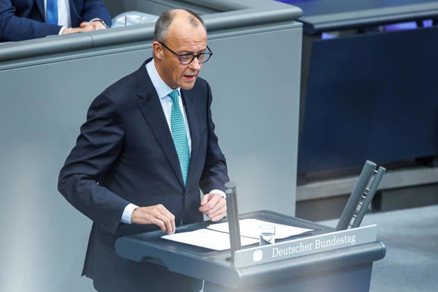 Bundestag Chancellor Friedrich Merz CDU in the German Bundestag on October 14, 2026, in Berlin, Berlin, Berlin, Germany, Bundestag