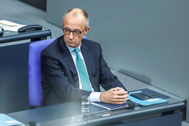 Bundestag Chancellor Friedrich Merz CDU in the German Bundestag on October 14, 2026, in Berlin, Berlin, Berlin, Germany, Bundestag