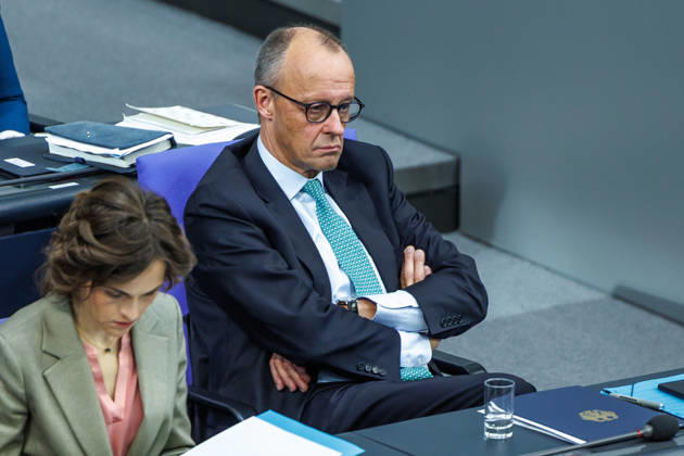 Bundestag Chancellor Friedrich Merz CDU in the German Bundestag on October 14, 2026, in Berlin, Berlin, Berlin, Germany, Bundestag