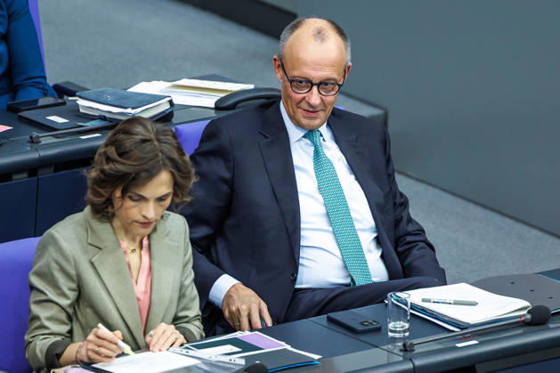 Bundestag Chancellor Friedrich Merz CDU in the German Bundestag on October 14, 2026, in Berlin, Berlin, Berlin, Germany, Bundestag