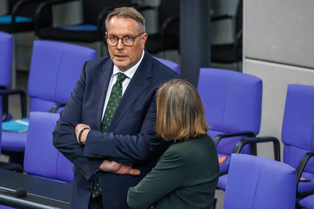 German Bundestag: Alexander Schweitzer (SPD), Federal Minister of Labor and Social Affairs, at the German Bundestag on October 14, 2026, in Berlin, Berlin, Berlin, Germany, Bundestag