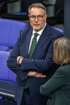 German Bundestag: Alexander Schweitzer (SPD), Federal Minister of Labor and Social Affairs, at the German Bundestag on October 14, 2026, in Berlin, Berlin, Berlin, Germany, Bundestag