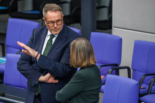 German Bundestag: Alexander Schweitzer (SPD), Federal Minister of Labor and Social Affairs, at the German Bundestag on October 14, 2026, in Berlin, Berlin, Berlin, Germany, Bundestag