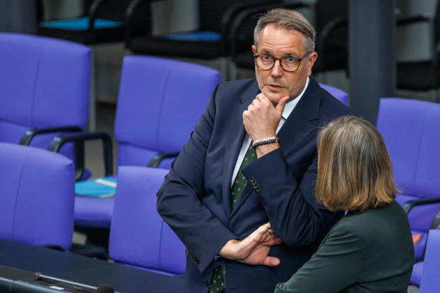 German Bundestag: Alexander Schweitzer (SPD), Federal Minister of Labor and Social Affairs, at the German Bundestag on October 14, 2026, in Berlin, Berlin, Berlin, Germany, Bundestag