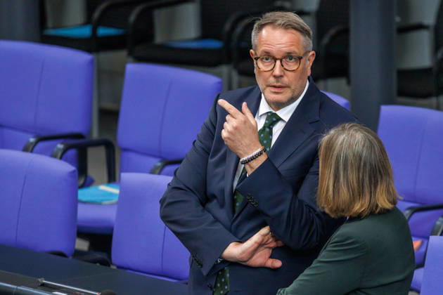 German Bundestag: Alexander Schweitzer (SPD), Federal Minister of Labor and Social Affairs, at the German Bundestag on October 14, 2026, in Berlin, Berlin, Berlin, Germany, Bundestag