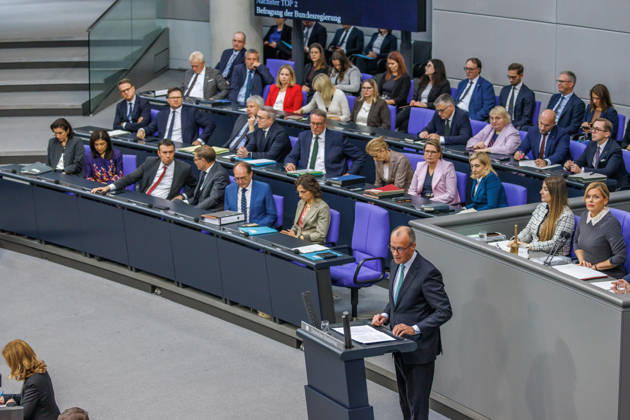 Bundestag: The Federal Government in the German Bundestag on October 14, 2026, in Berlin, Berlin, Berlin, Germany, Bundestag