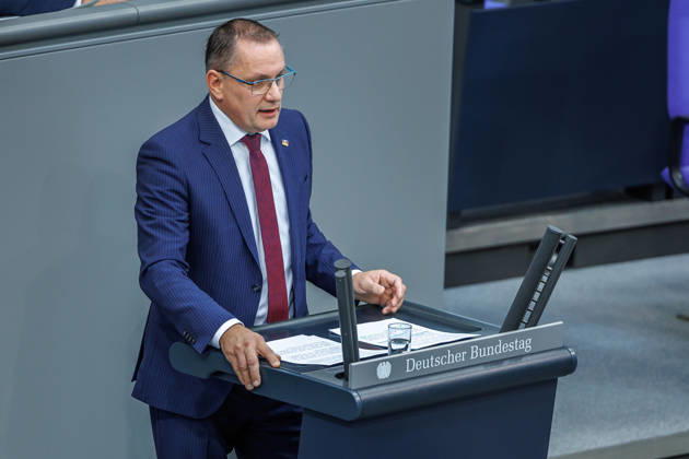 Bundestag Tino Chrupalla AfD in the German Bundestag on October 14, 2026, in Berlin, Berlin, Berlin, Germany, Bundestag
