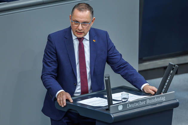 Bundestag Tino Chrupalla AfD in the German Bundestag on October 14, 2026, in Berlin, Berlin, Berlin, Germany, Bundestag