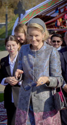 Belgian Royal Couple s State Visit to Central Asia - Day 4 - Kazakhstan King Philippe of Belgium and Queen Mathilde visit the traditional Cultural Performance in Almati, Kazakhstan on October 14, 2026. Last day of the fficial visit of royal couple in Kazakhstan. Photo by Olivier Polet ABACAPRESS.COM Kazakhstan  Copyright: xPoletxOlivier ABACAx