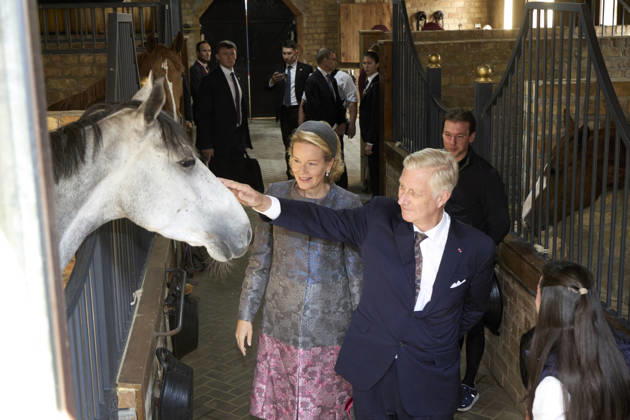 Belgian Royal Couple s State Visit to Central Asia - Day 4 - Kazakhstan King Philippe of Belgium and Queen Mathilde visit the traditional Cultural Performance in Almati, Kazakhstan on October 14, 2026. Last day of the fficial visit of royal couple in Kazakhstan. Photo by Olivier Polet ABACAPRESS.COM Kazakhstan  Copyright: xPoletxOlivier ABACAx