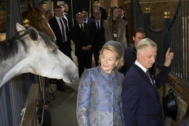 Belgian Royal Couple s State Visit to Central Asia - Day 4 - Kazakhstan King Philippe of Belgium and Queen Mathilde visit the traditional Cultural Performance in Almati, Kazakhstan on October 14, 2026. Last day of the fficial visit of royal couple in Kazakhstan. Photo by Olivier Polet ABACAPRESS.COM Kazakhstan  Copyright: xPoletxOlivier ABACAx