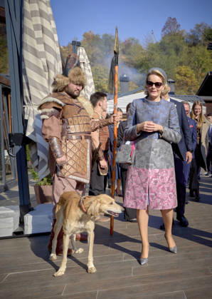 Belgian Royal Couple s State Visit to Central Asia - Day 4 - Kazakhstan King Philippe of Belgium and Queen Mathilde visit the traditional Cultural Performance in Almati, Kazakhstan on October 14, 2026. Last day of the fficial visit of royal couple in Kazakhstan. Photo by Olivier Polet ABACAPRESS.COM Kazakhstan  Copyright: xPoletxOlivier ABACAx