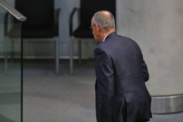 Berlin, Germany, October 14, 2026 German Bundestag 101st Session of the Bundestag Chancellor Friedrich Merz (CDU) leaves the plenary session Copyright: xdtsxNachrichtenagenturx dts_138763