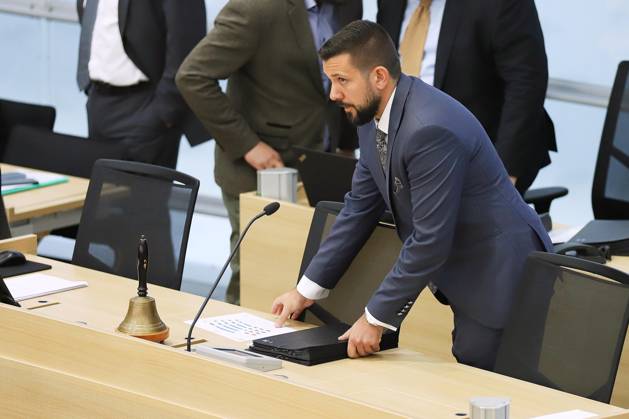 Magdeburg, Saxony-Anhalt, Germany, October 14, 2026 State Parliament Special Session State Parliament President Tobias Rausch, AfD Copyright: xdtsxNachrichtenagenturx dts_138801