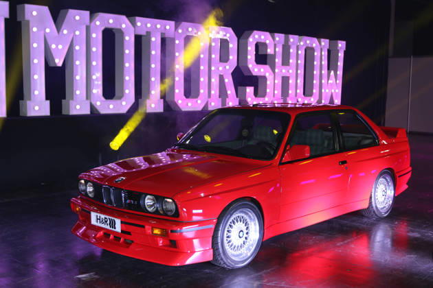 BMW M3 Evolution II Special Edition, limited to 500 units, 3 Series E30, model year 1988, color: Misanorot, Classic car from exhibitor H R Spezialfedern, media event Carwalk for the Essen Motor Show on October 14, 2026, at Messe Essen in the lead-up to the Essen Motor Show 2026 (November 28, 2026 – December 6, 2026), EMS Preview November 27, 2026
