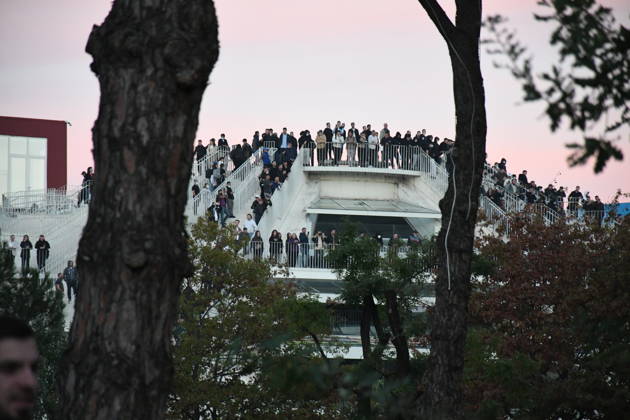 Student protest turns violent outside Education Ministry in Tirana TIRANA, ALBANIA - OCTOBER 14: Demonstrators gather outside Albania s Education Ministry during a protest demanding better university conditions, on October 14, 2026 in Tirana, Albania. Students and other participants threw Molotov cocktails and stones at the ministry building and security forces, while some trash containers were set on fire. Police used water cannon and tear gas to disperse the crowd, and several protesters were injured during the clashes. Olsi Shehu Anadolu Tirana Albania. Editorial use only. Please get in touch for any other usage.  Copyright: x2026xAnadoluxOlsixShehux