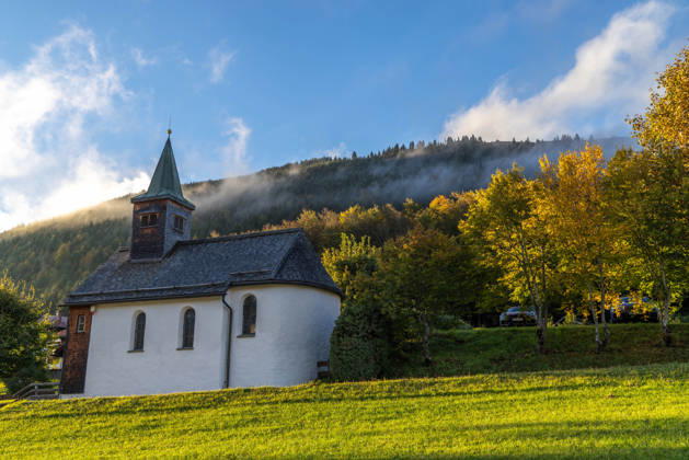 Autumn Evening in the Allgäu: Evening Scenery at Oberjoch in the Allgäu, Bad Hindelang, Bavaria, Germany