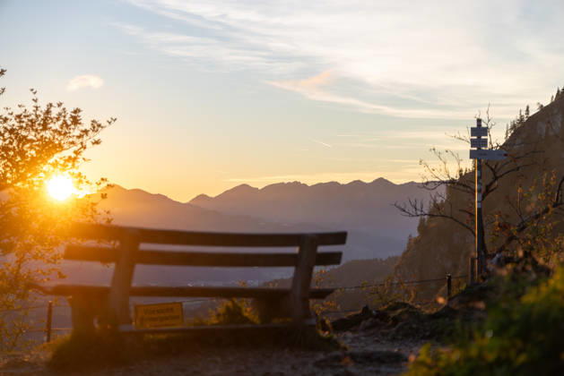 Autumn Evening in the Allgäu: Evening Scenery at Oberjoch in the Allgäu, Bad Hindelang, Bavaria, Germany