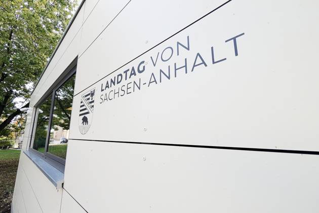 Magdeburg, Saxony-Anhalt, Germany, October 14, 2026; State Parliament of Saxony-Anhalt sign on the building Copyright: xdtsxNachrichtenagenturx dts_139026