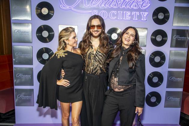 ABB KERASTASE: Sylvie Meis, Riccardo Simonetti, and Chryssanthi Kavazi as guests at the Kerastase Society I: The Parisian Art de Vivre at Roomers in Berlin on October 14, 2026, Berlin, Germany