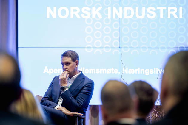 Norsk Industri Offshore s open members meeting, Oslo, October 15, 2026. Harald Solberg, CEO of Norsk Industri, at Norsk Industri Offshore’s open membership meeting at Naeringslivets hus Photo: Stian Lysberg Solum, NTB, Oslo, Norway rUw6vzppBTM EDITORIAL USE ONLY Ref BUSrUw6vzppBTM jpg  Copyright: xStianxLysbergxSolumx xNTBx