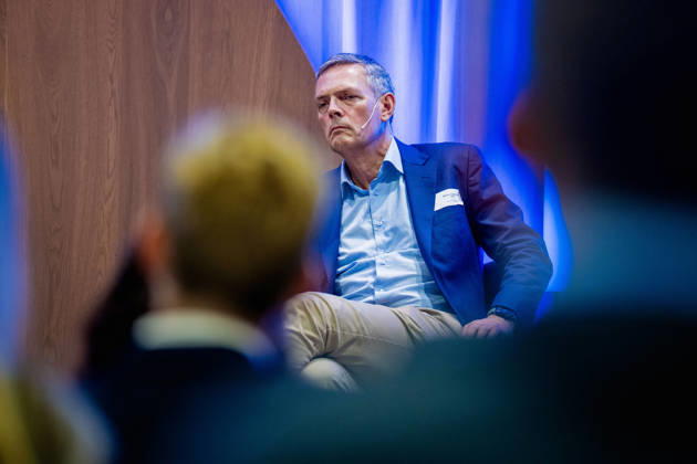 Norsk Industri Offshore s annual membership meeting, Oslo, October 15, 2026. Bjarne Schieldrop, chief analyst at SEB, at Norsk Industri Offshore’s open members’ meeting at Naeringslivets hus. Photo: Stian Lysberg Solum, NTB, Oslo, Norway v5PZ5sHXsko EDITORIAL USE ONLY Ref BUSv5PZ5sHXsko jpg  Copyright: xStianxLysbergxSolumx xNTBx