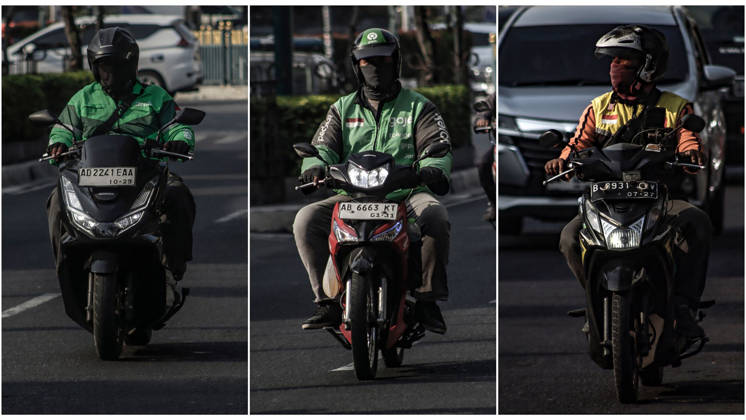 October 15, 2026, Yogyakarta, Special Region Of Yogyakarta, Indonesia: Yogyakarta, October 15, 2026. A photo collage of online motorcycle taxi drivers passing through Yogyakarta on. BPJS Ketenagakerjaan aims to increase enrollment among informal workers by the end of 2026 by 20 percent from the July 2026 figure, which stood at just 17.44 percent or 13.56 million out of a potential 77.8 million informal workers in Indonesiathrough the implementation of three key strategies encompassing reframing, relevance, and resonance, or the 3R approach. Yogyakarta Indonesia - ZUMAf198 20261015_zip_f198_002 Copyright: xMuhammadxFebriansyahx