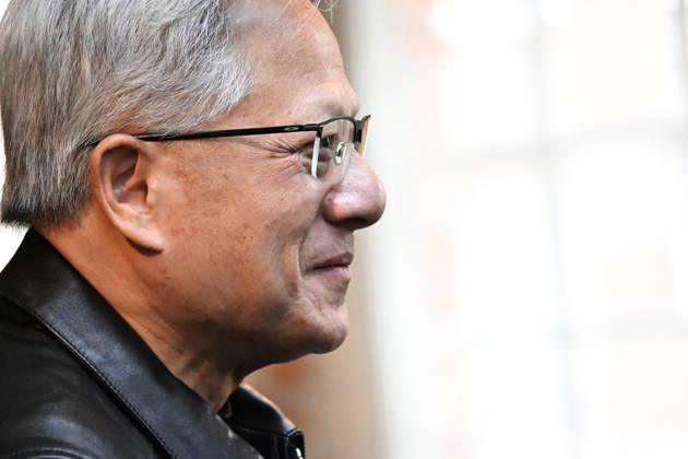 Jensen Huang, CEO of Nvidia, speaks during the Build A Claw Experience event at Norrsken House in Stockholm, as Nvidia hosts three AI events in Stockholm, Sweden, on October 15, 2026 STOCKHOLM SWEDEN x11850x  Copyright: xGustavxSjöholm TTx JENSEN HUANG NVIDIA UEKbEXbddCU