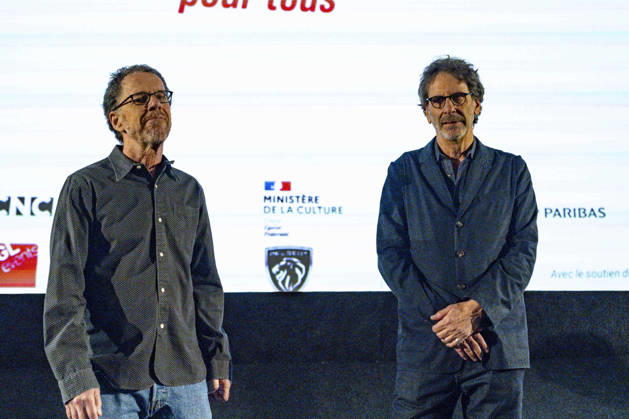 PEOPLE : Festival Lumiere - Lyon 15 10 2026 Ethan and Joel Cohen, the 2026 Lumière Award winners, present a screening at the Pathé cinema at the 18th Lumière Film Festival Lumière in Lyon (France) on October 15, 2026. Photo by Sandrine Thesillat PsNewZ  Copyright: xSandrinexThesillatx