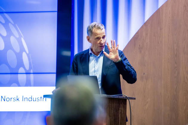 Norsk Industri Offshore s annual membership meeting, Oslo, October 15, 2026. Jarand Rystad, Executive Chairman of Rystad Energy, at the Norwegian Offshore Industry Association’s open members’ meeting at Naeringslivets hus. Photo: Stian Lysberg Solum, NTB, Oslo, Norway, gvyKV7mpslc. EDITORIAL USE ONLY. Ref: BUSgvyKV7mpslc.jpg  Copyright: xStianxLysbergxSolumx xNTBx