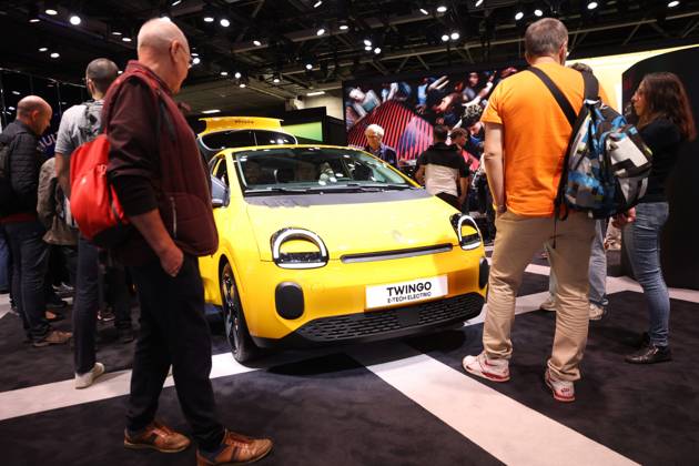 PARIS AUTO SHOW PHOTO PQR LE PARISIEN Le Parisien Arnaud Journois PARIS Oct. 15, 2026 Paris, October 15, 2026 Mondial de l2026 Renault Renault 5 R5 Photo Le Parisien Arnaud Journois Oct. 15, 2026 Paris Motor Show PARIS 75 France  Copyright: xPHOTOPQR LExPARISIEN MAXPPPxLexParisienx xArnaudxJournoisx 20261015LPA0495 20261015LPA0495