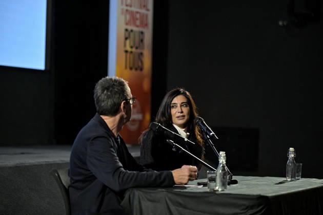 18th Lumiere Festival Masterclass Nadine Labaki Nadine Labaki holds a master class during the 18th Lyon Lumiere Film Festival in Lyon, France on 15 October 2026. Photo by Julien Reynaud APS-Medias ABACAPRESS.COM Lyon France  Copyright: xReynaudxJulien APS-Medias ABACAx
