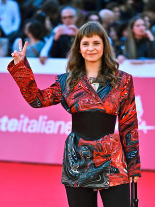 IPA89722115 - Rome, 2026 Film Festival Evening 3 Red Carpet for the film *SKEJTANJETO NE E ZA DEVOJÄaINJA* (*SKATEBOARDING IS NOT FOR GIRLS*) Pictured: Dina Duma Copyright: xMaurizioxD™Avanzox xPoolxRomaxFilmxFestx2026x IPA89722115