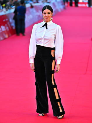 IPA89722087 - Rome, 2026 Film Festival - Evening 3 - Red Carpet for the film *SKEJTANJETO NE E ZA DEVOJÄaINJA* (*SKATEBOARDING IS NOT FOR GIRLS*) In the photo: Alessia Fabiani Copyright: xMaurizioxD™Avanzox xPoolxRomaxFilmxFestx2026x IPA89722087