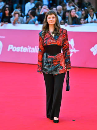IPA89722124 - Rome, 2026 Film Festival Evening 3 Red Carpet for the film *SKEJTANJETO NE E ZA DEVOJÄaINJA* (*SKATEBOARDING IS NOT FOR GIRLS*) Pictured: Dina Duma Copyright: xMaurizioxD™Avanzox xPoolxRomaxFilmxFestx2026x IPA89722124
